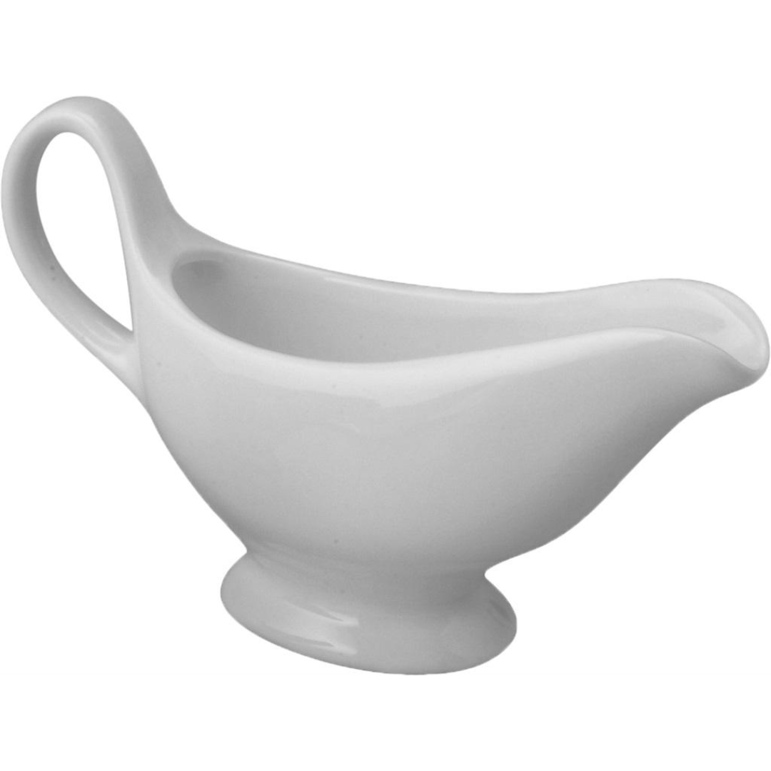 סוסייר לרוטב פורצלן לבן 3OZ