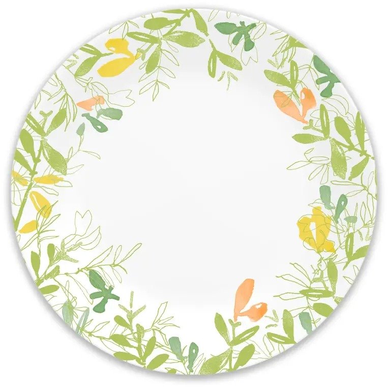 צלחת מנה עיקרית 26.5 ס"מ , דגם Contemporary Fruit 103 קורנינג CORELLE