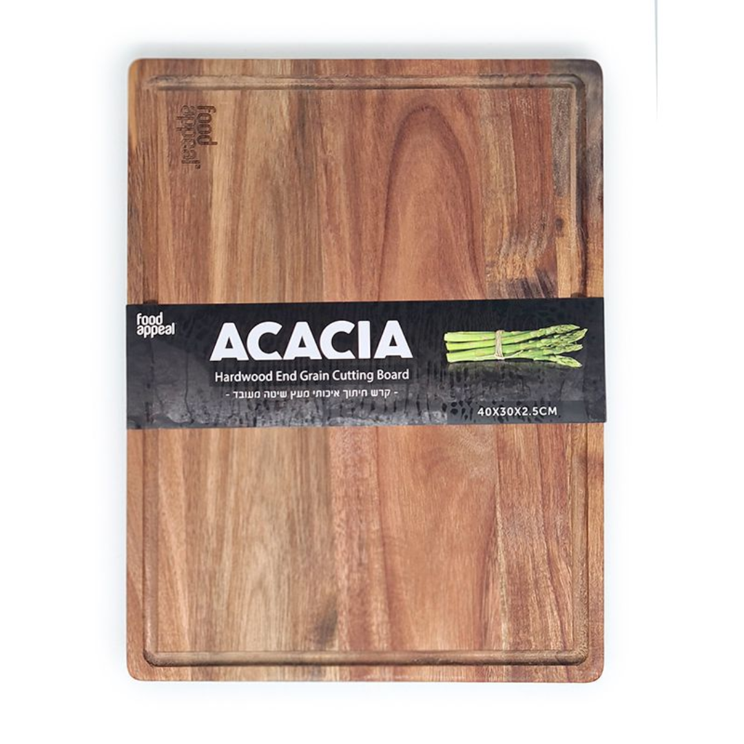 בוצ'ר עץ שיטה 2.5*30*40 ס"מ ACACIA