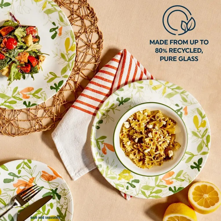 צלחת מנה ראשונה 21.5 ס"מ דגם Contemporary Fruit 103 קורנינג CORELLE