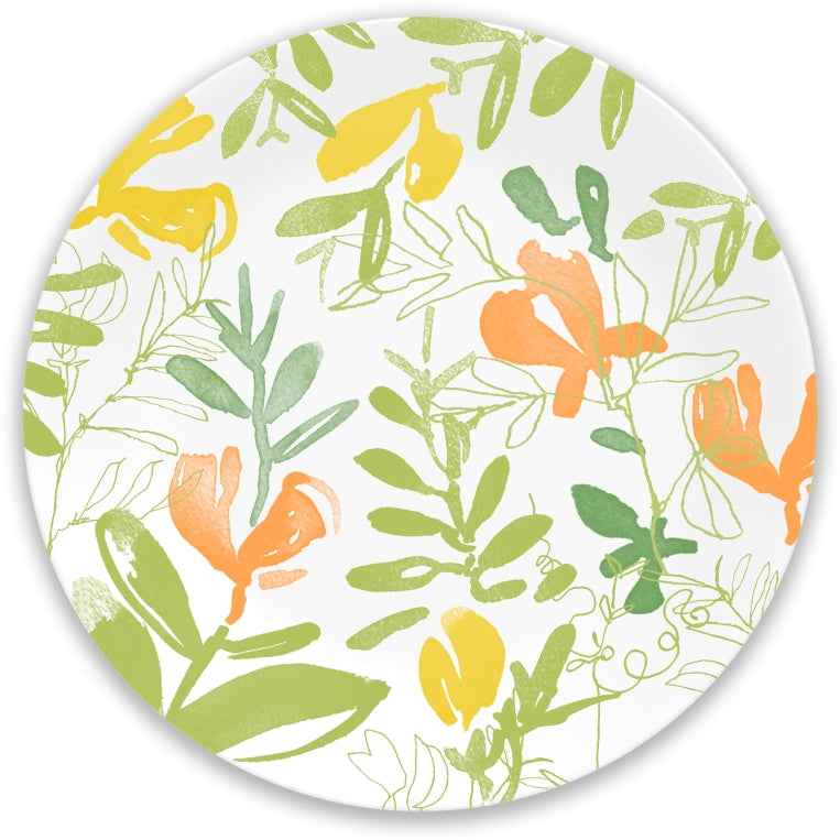 צלחת מנה ראשונה 21.5 ס"מ דגם Contemporary Fruit 103 קורנינג CORELLE