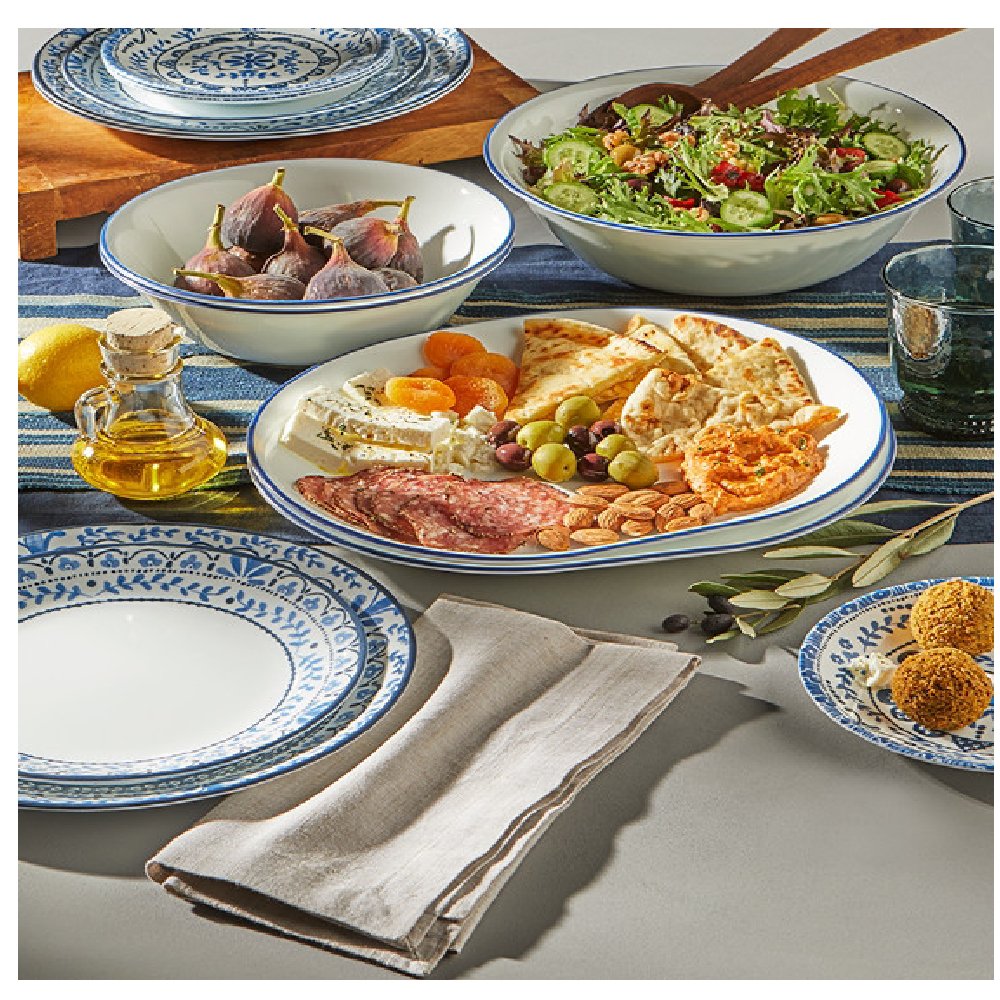 מארז 6 מנה ראשונה 21.5 ס"מ , דגם Portofino מבית קורנינג corelle