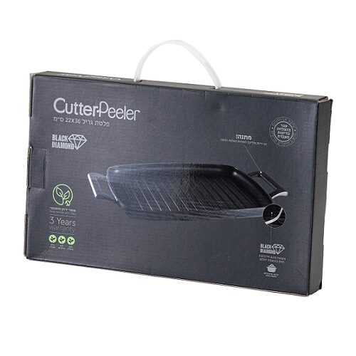 פלטה גריל (פלנצ'ה) יציקה 36X22 אינדוקציה CutterPeeler
