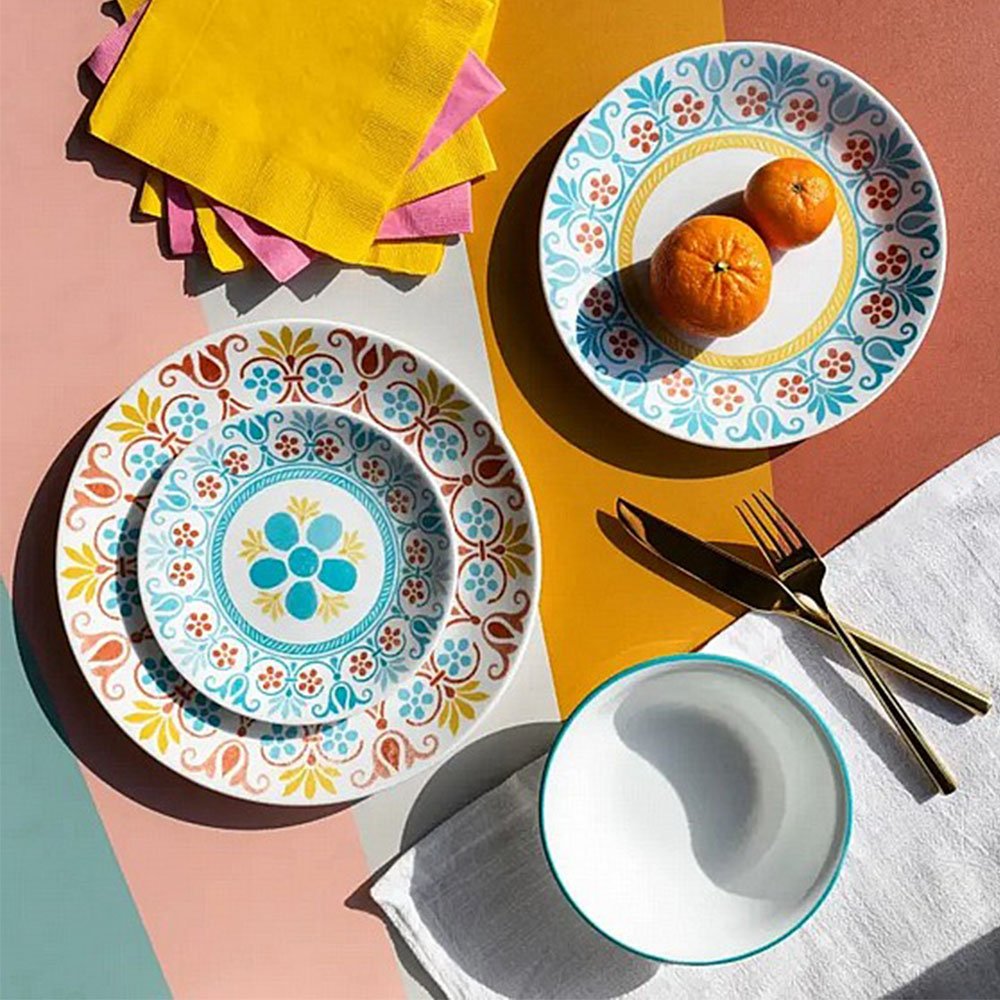 סט צלחות 12 חלקים , Terracotta Dreams , מבית CORELLE קורנינג
