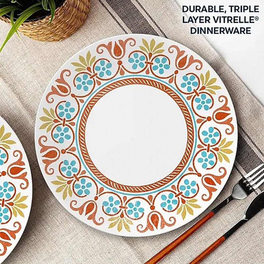 סט צלחות 12 חלקים , Terracotta Dreams , מבית CORELLE קורנינג