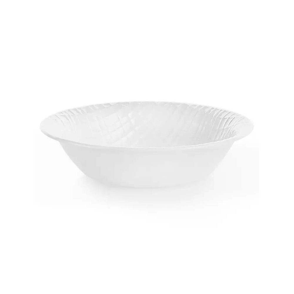 סט צלחות 12 חלקים , Linen Weave , מבית CORELLE קורנינג