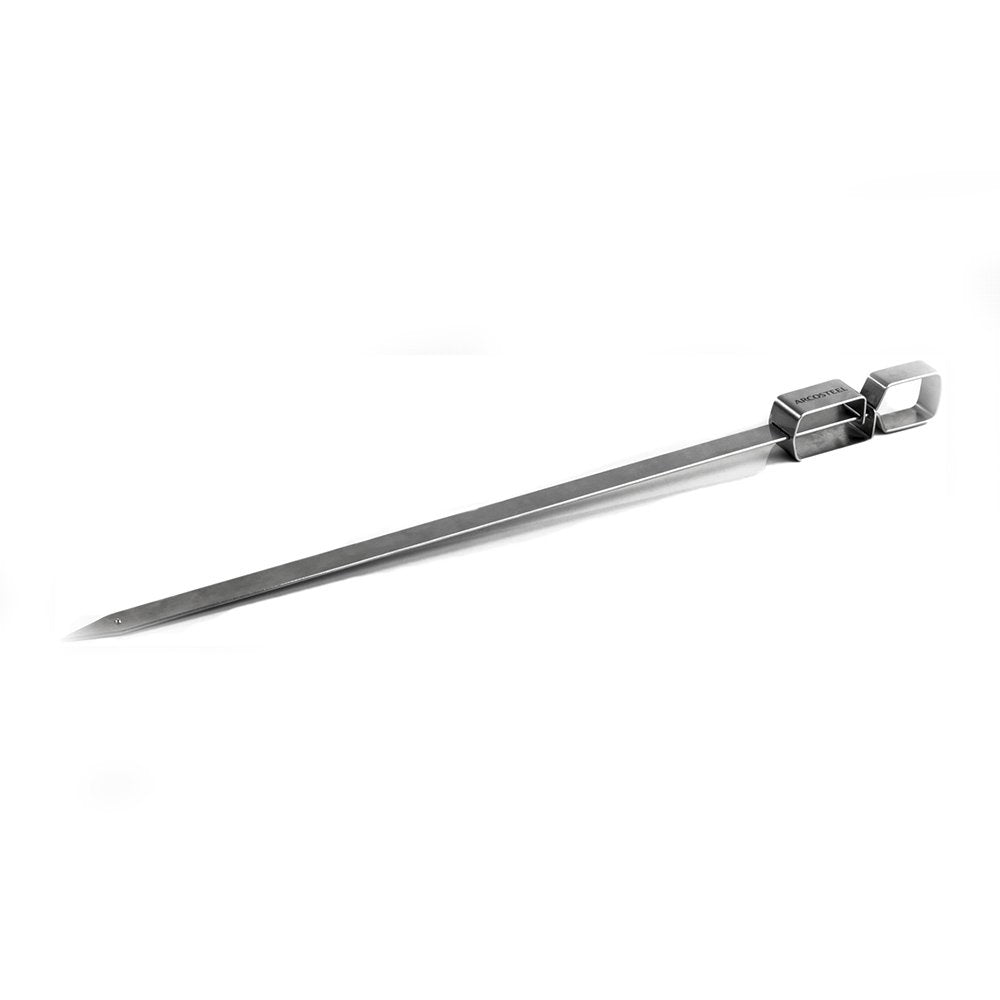 שיפוד נירוסטה רחב עם פושר 45x1 ס''מ Arcosteel