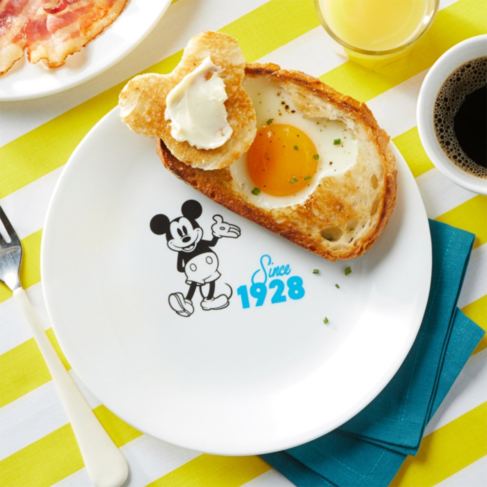 מארז 8 צלחות מנה ראשונה 21.5 ס"מ דגם Mickey מבית קורנינג corelle