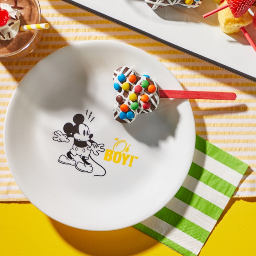 מארז 8 צלחות מנה ראשונה 21.5 ס"מ דגם Mickey מבית קורנינג corelle