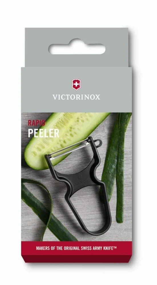 קולפן Rapid שחור – להב חלק VICTORINOX