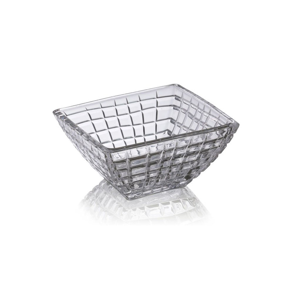 קערת קריסטל MISHEL מרובעת 32X28 ס"מ