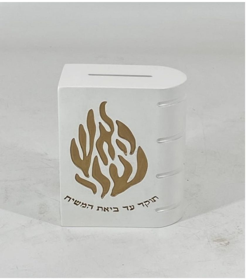 קופת צדקה - פולי לבן זהב 'האש שלי'
