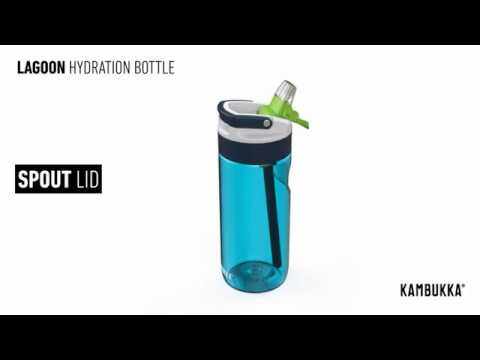 בקבוק שתייה 750 מ"ל 100% leak-proof מסדרת LAGOON דגם Ruby מבית KAMBUKKA