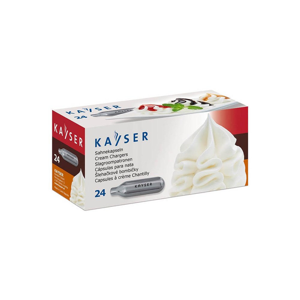 24 בלוני מילוי למכשיר קצפת KAYSER