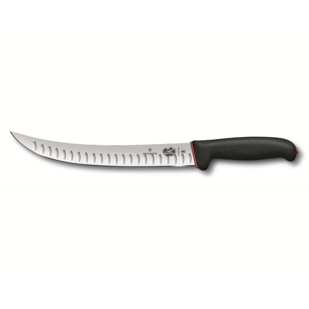 סכין בשר מעוקלת חריצים 25 ס"מ Dual Grip