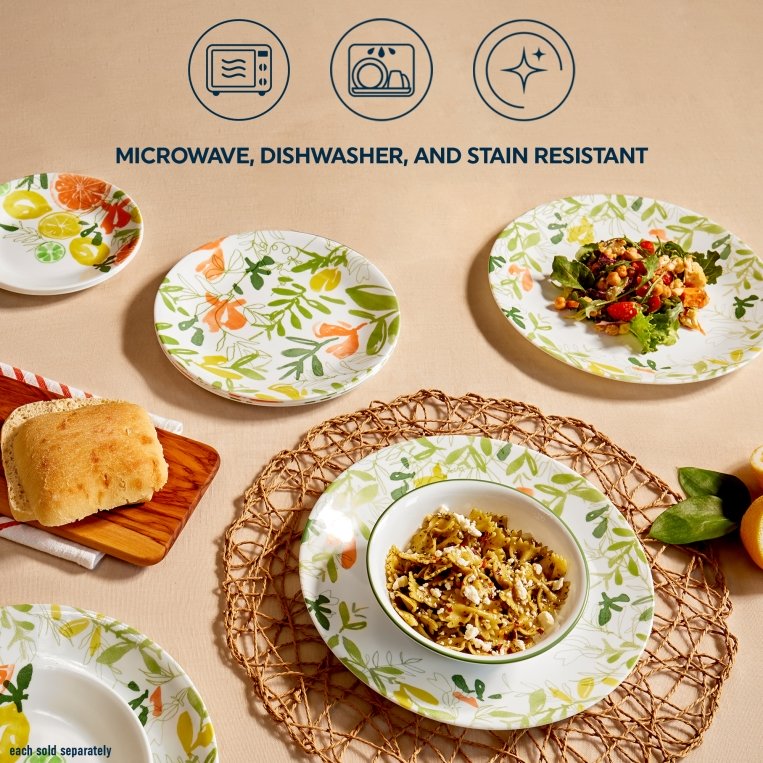 צלחת מנה עיקרית 26.5 ס"מ , דגם Contemporary Fruit 103 קורנינג CORELLE