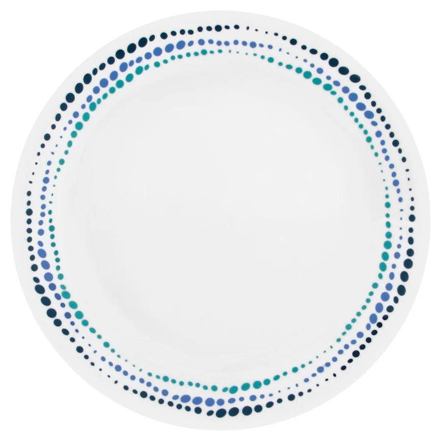 סט צלחות 18 חלקים , דגם Ocean Blues , מבית קורנינג corelle