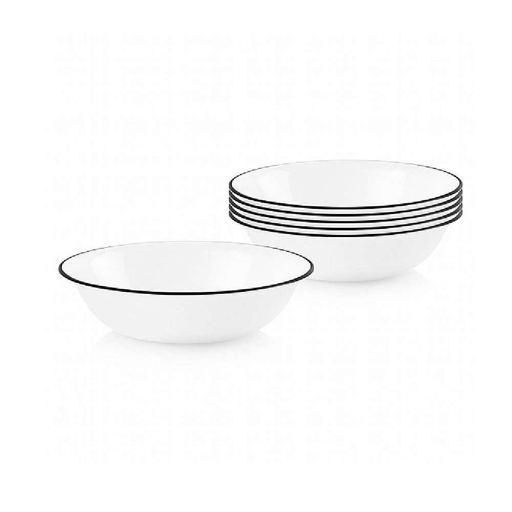 לפתנית 295 מ"ל פס שחור מבית Corning Corelle קורנינג