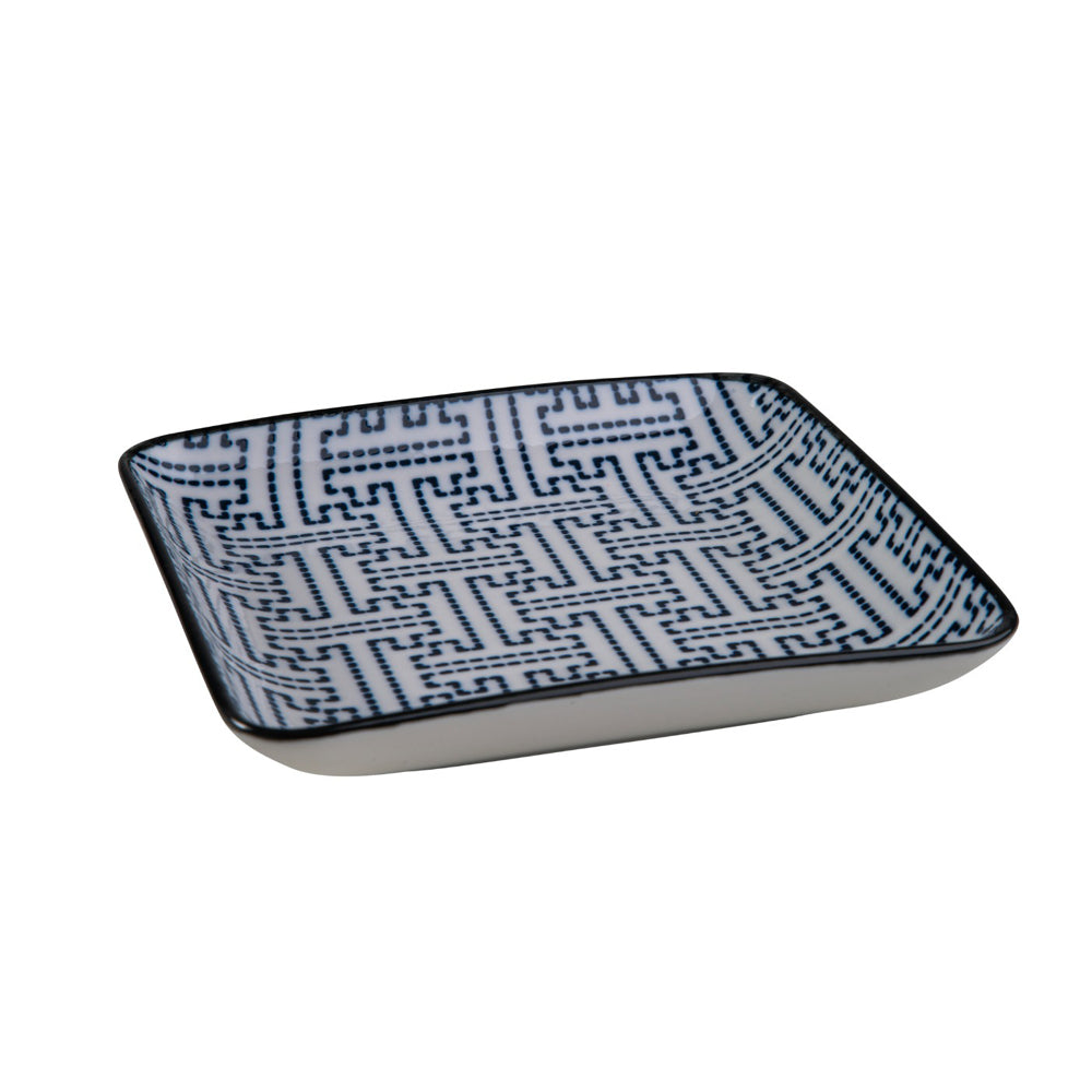 צלחת מרובעת דגם מייסן PATCH WORK 12*12 מבית ARCOSTEEL