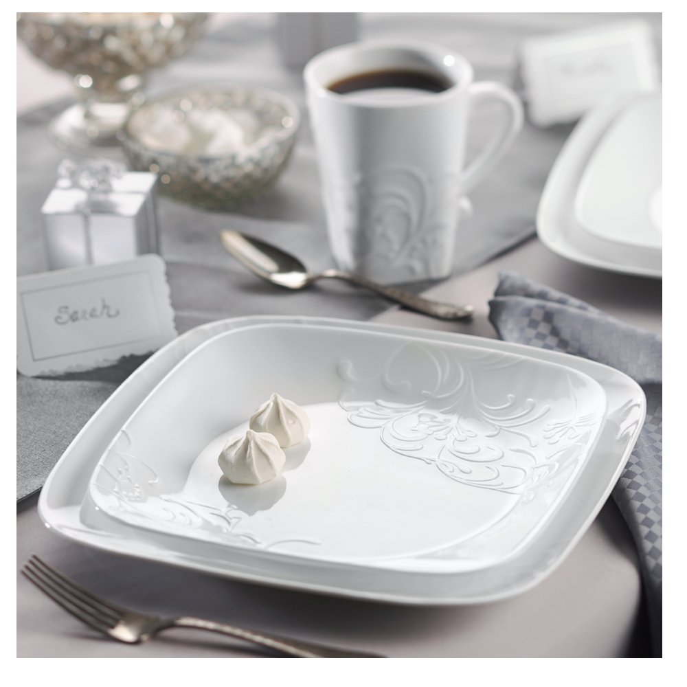 סט 18 חלקים ל-6 סועדים דגם Cherish מבית קורנינג corelle