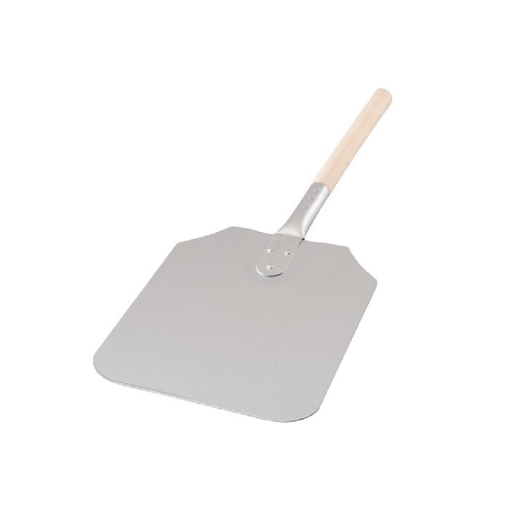 משוט לפיצה אלומיניום ידית עץ קצרה 23X28X28 ס”מ