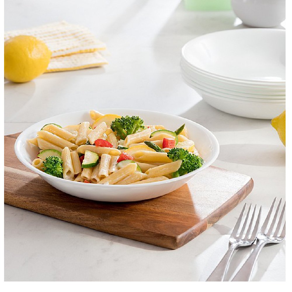 צלחת פסטה 591 מ"ל, Winter Frost White מבית Corning Corelle קורנינג