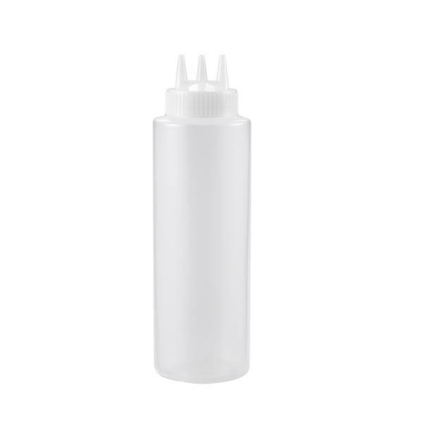 בקבוק לחיץ סקוויזר שקוף 3 פיות 1 ליטר CutterPeeler