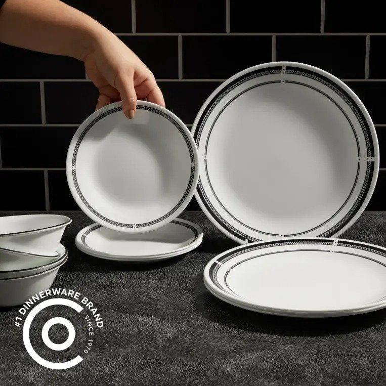 צלחת מנה עיקרית 26 ס"מ , דגם Brasserie 147 קורנינג CORELLE