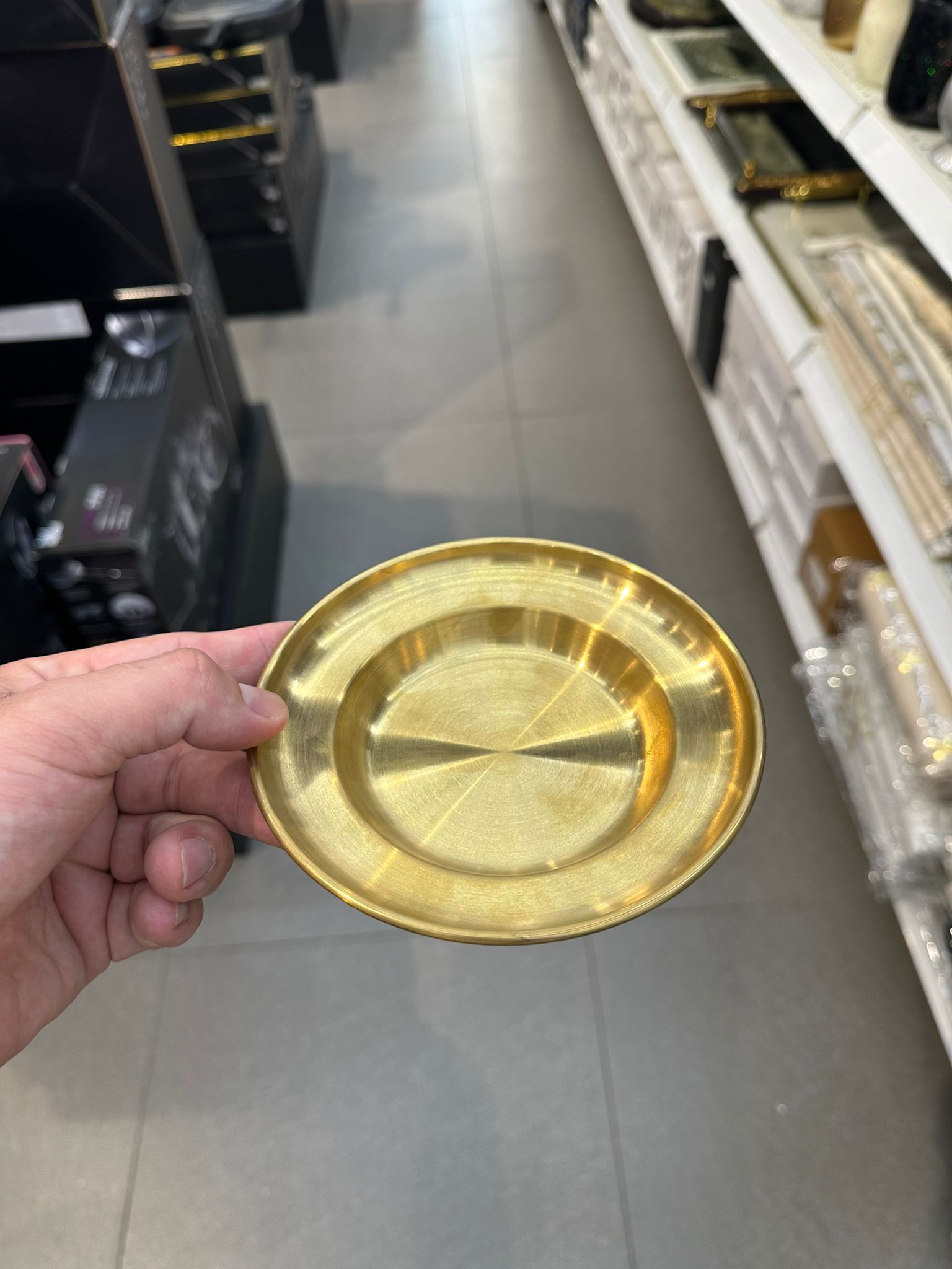 קערית הגשה 14 ס״מ נירוסטה זהב