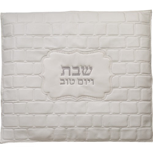מפה לכיסוי פלטה - מהודר דמוי עור לבן 70*80 ס"מ